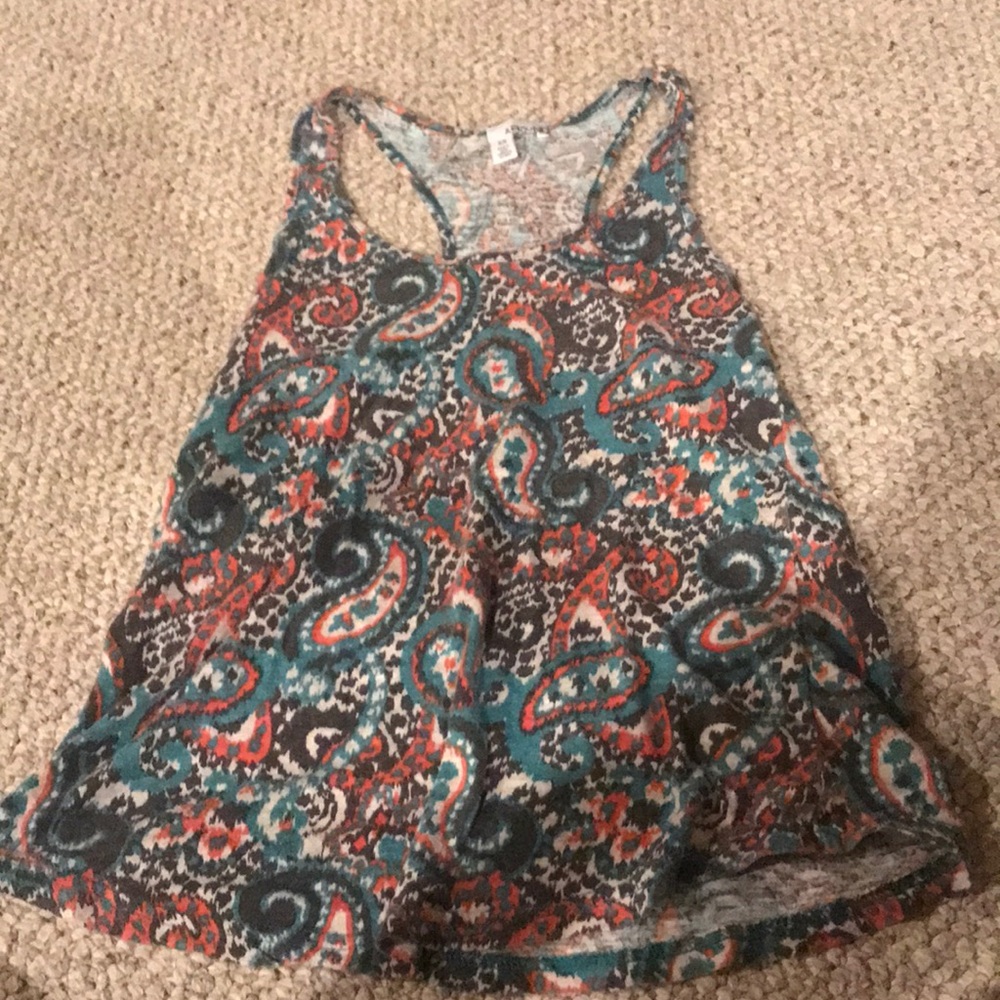 Paisley Print Soft Summer Tank